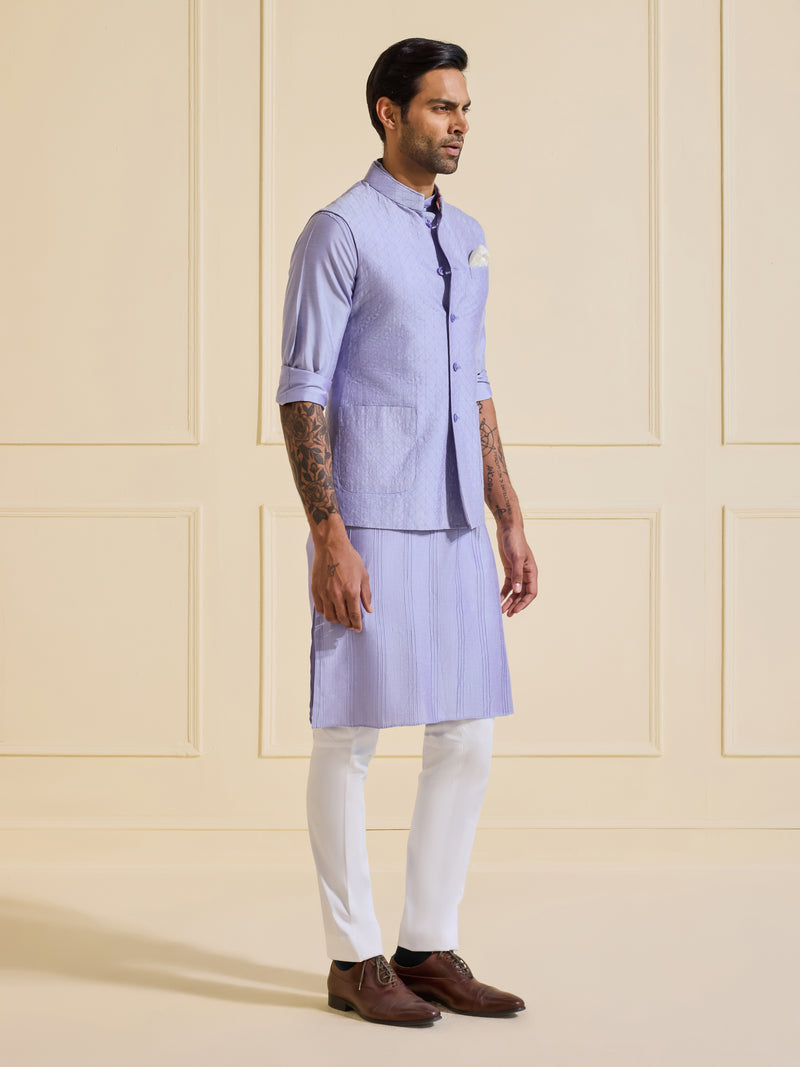 THE ETHEREAL PERIWINKLE AURA WAISTCOAT