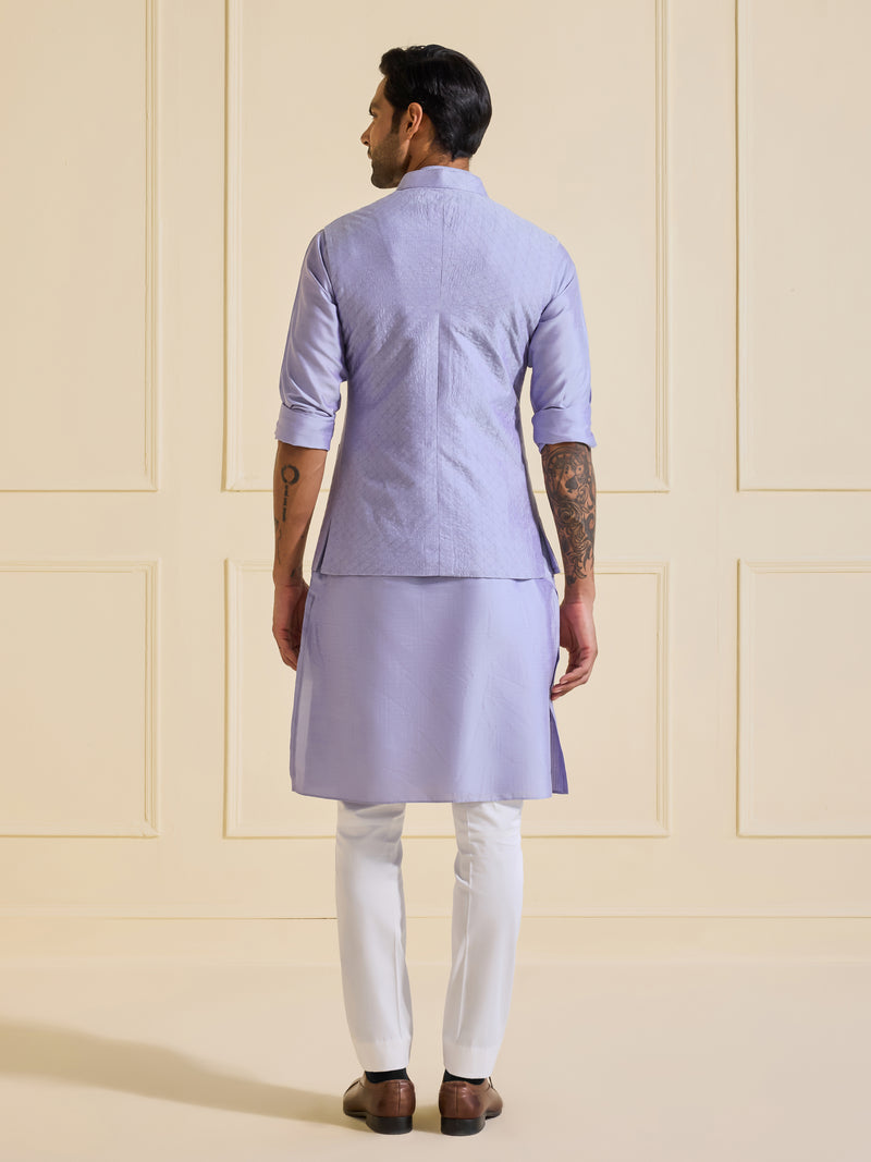 THE ETHEREAL PERIWINKLE AURA WAISTCOAT