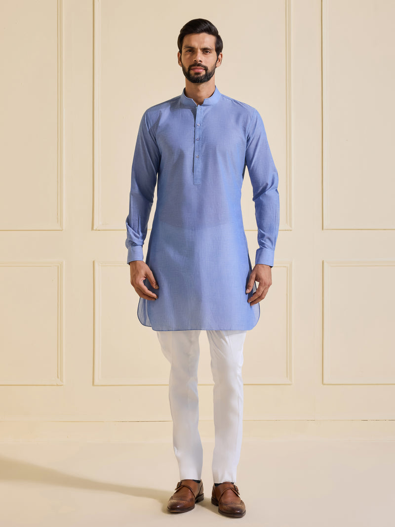 THE SKYLIT SERENADE BLUE KURTA