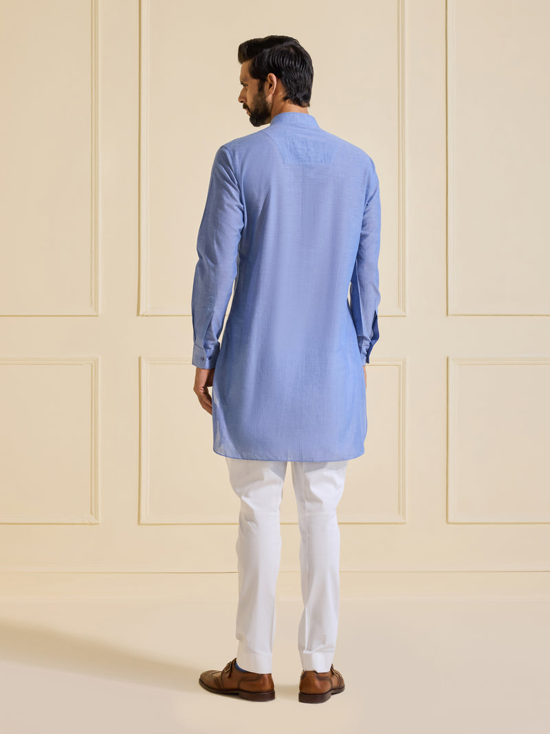 THE SKYLIT SERENADE BLUE KURTA