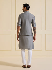 THE RAVISHING MOONLIT SHINE SILVER WAISTCOAT