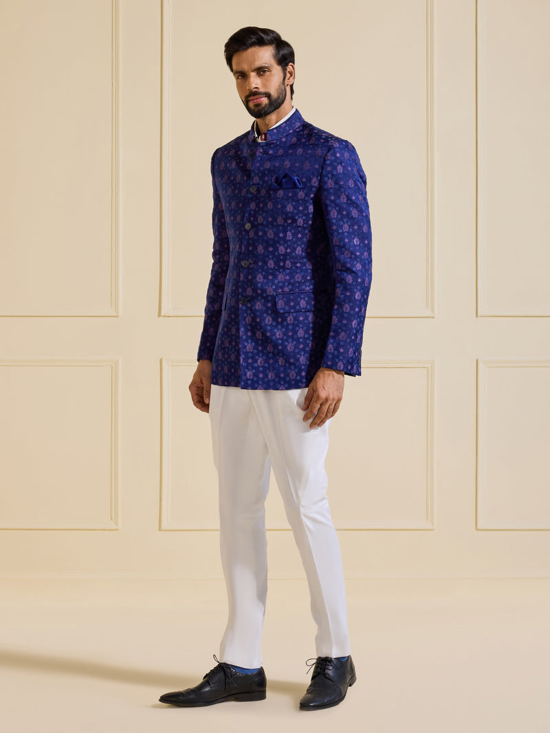 THE BESPOKE SAPPHIRE BANDHGALA JACKET