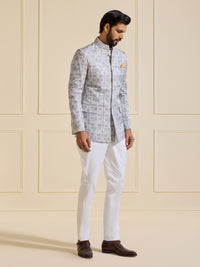THE OPALESCENT PEARL BANDHGALA JACKET