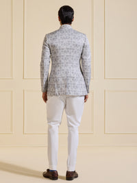 THE OPALESCENT PEARL BANDHGALA JACKET
