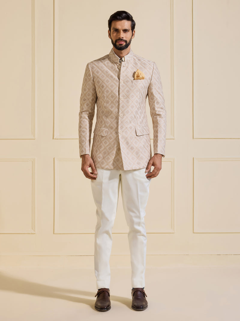 THE DYNAMIC GLEAM TIMELESS BANDHGALA JACKET