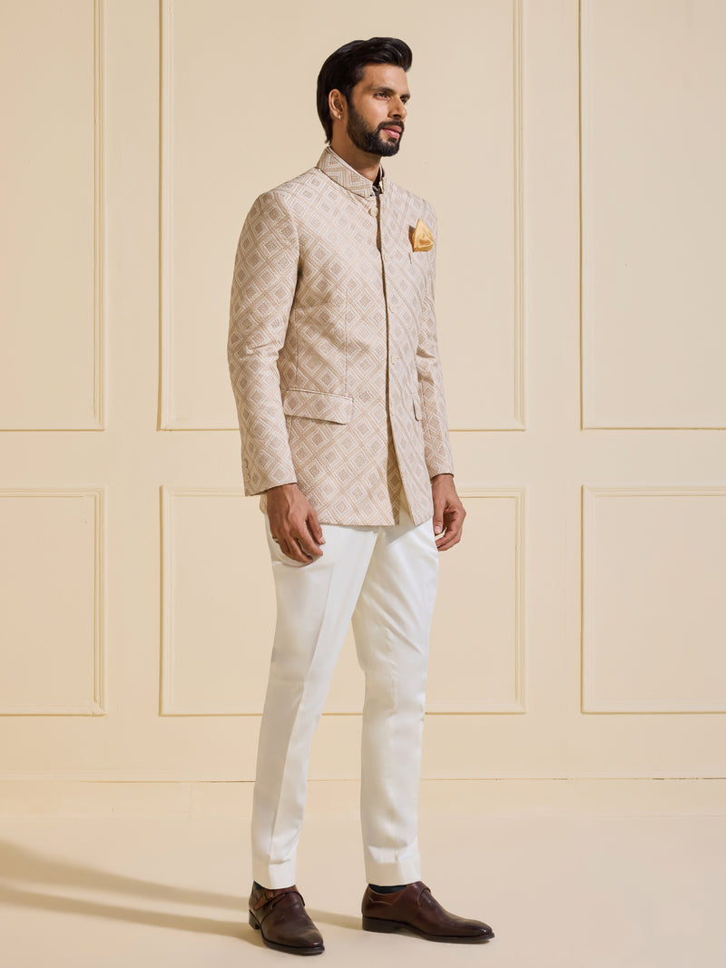 THE DYNAMIC GLEAM TIMELESS BANDHGALA JACKET