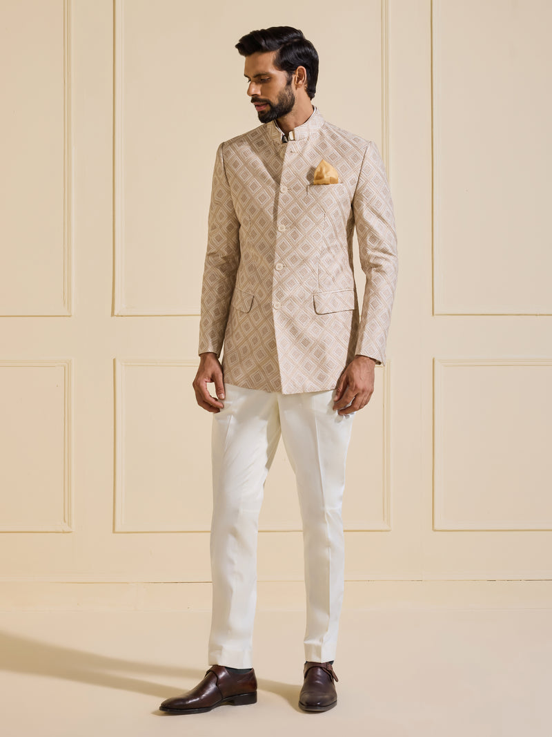 THE DYNAMIC GLEAM TIMELESS BANDHGALA JACKET