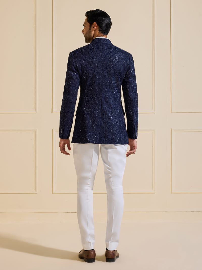 THE REGAL SPLENDOUR: GLAMOROUS BANDHGALA JACKET