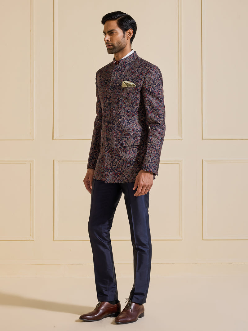 THE DISCERNING STARLIT ENCHANTED BANDHGALA JACKET