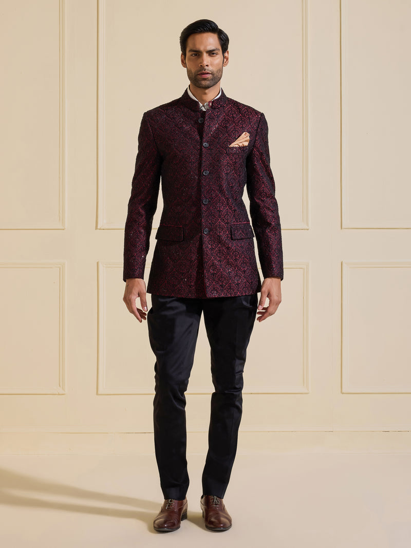CELESTIAL SHIMMERING SPLENDOR: THE BANDHGALA JACKET