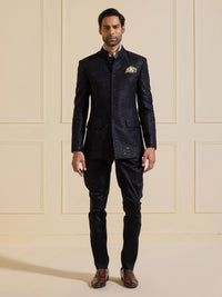 THE NIGHTFALL OPULENCE: EMBELLISHED BANDHGALA JACKET