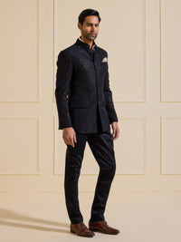 THE NIGHTFALL OPULENCE: EMBELLISHED BANDHGALA JACKET