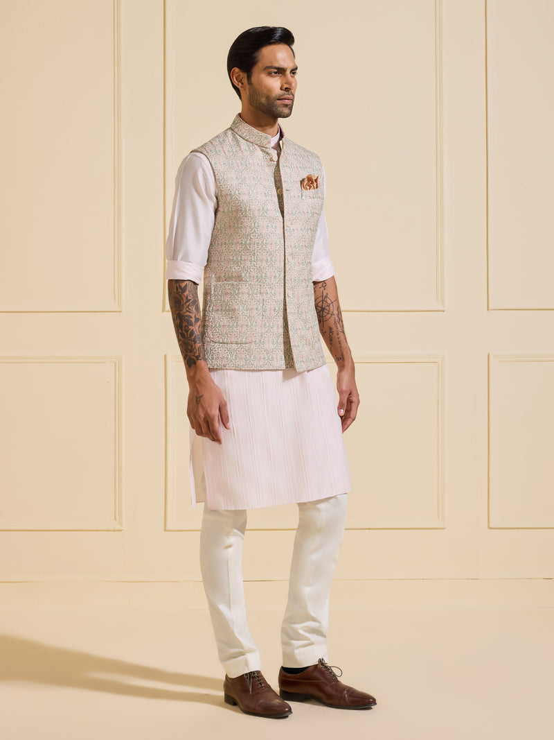 THE CROWN MOONLIT WEAVED WAISTCOAT