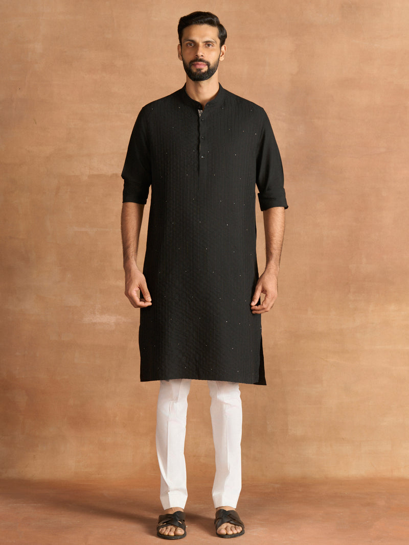 BLACK MATRIX KURTA