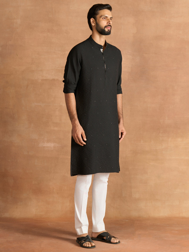 BLACK MATRIX KURTA