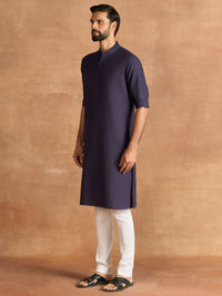 NAVY CONTOUR KURTA