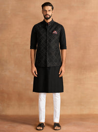 NOIR GRID WAISTCOAT