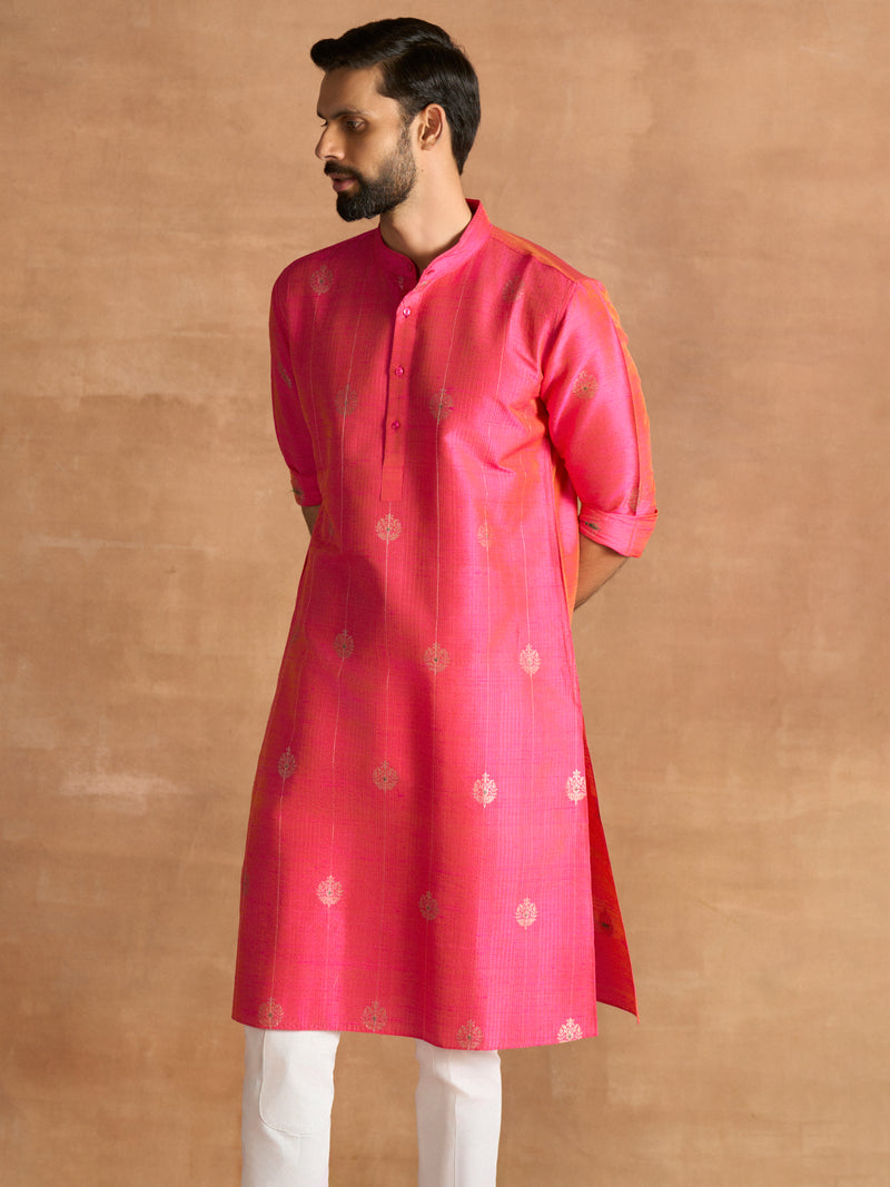 FESTIVE FUCHSIA KURTA