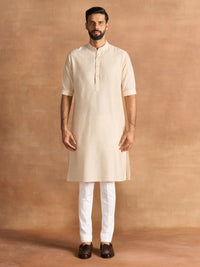 GILDED IVORY KURTA