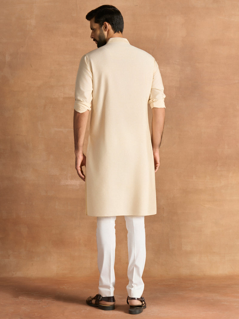 GILDED IVORY KURTA