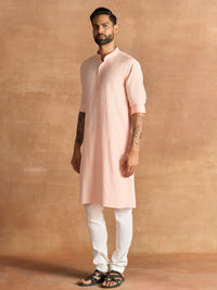 PEACH TRACE KURTA