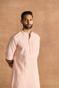 PEACH TRACE KURTA