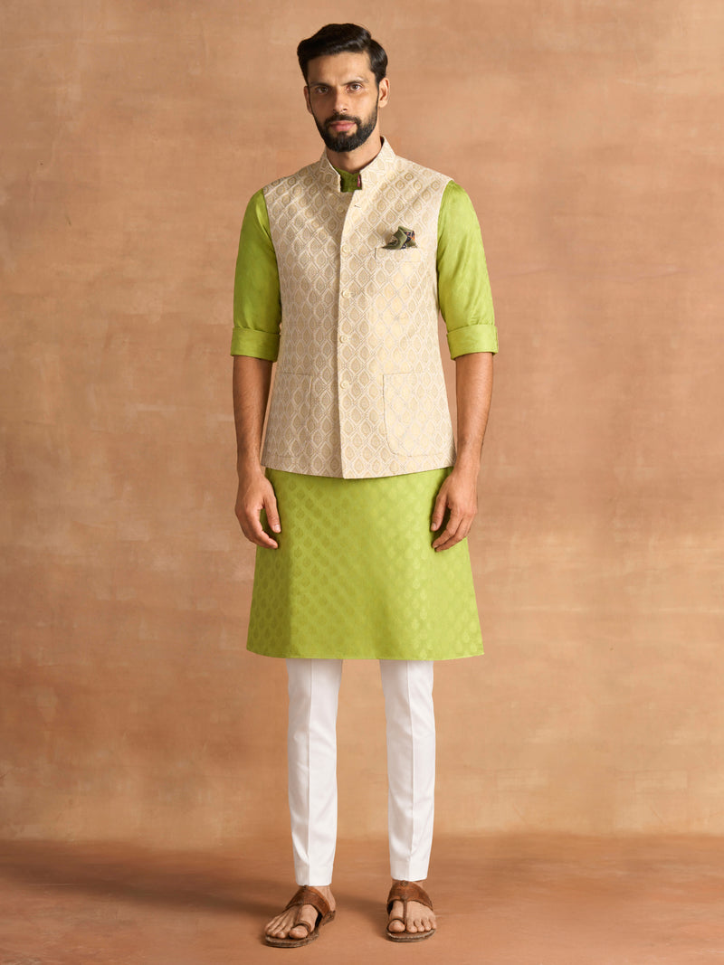 GILDED IVORY WAISTCOAT