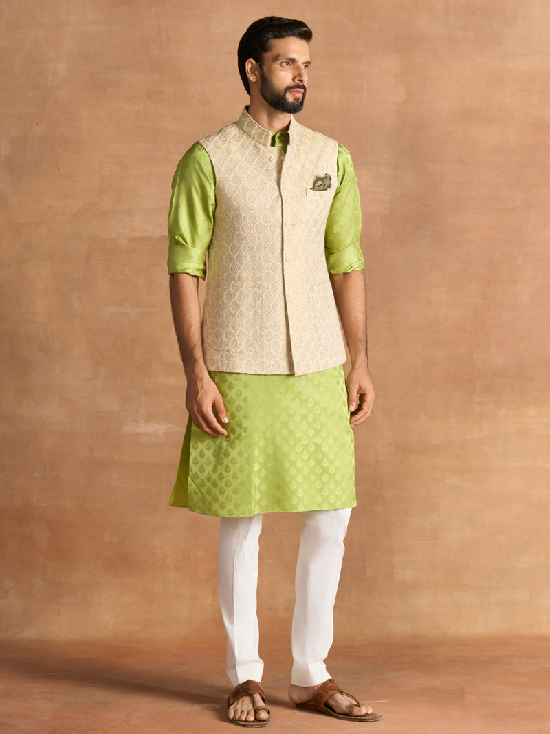 GILDED IVORY WAISTCOAT