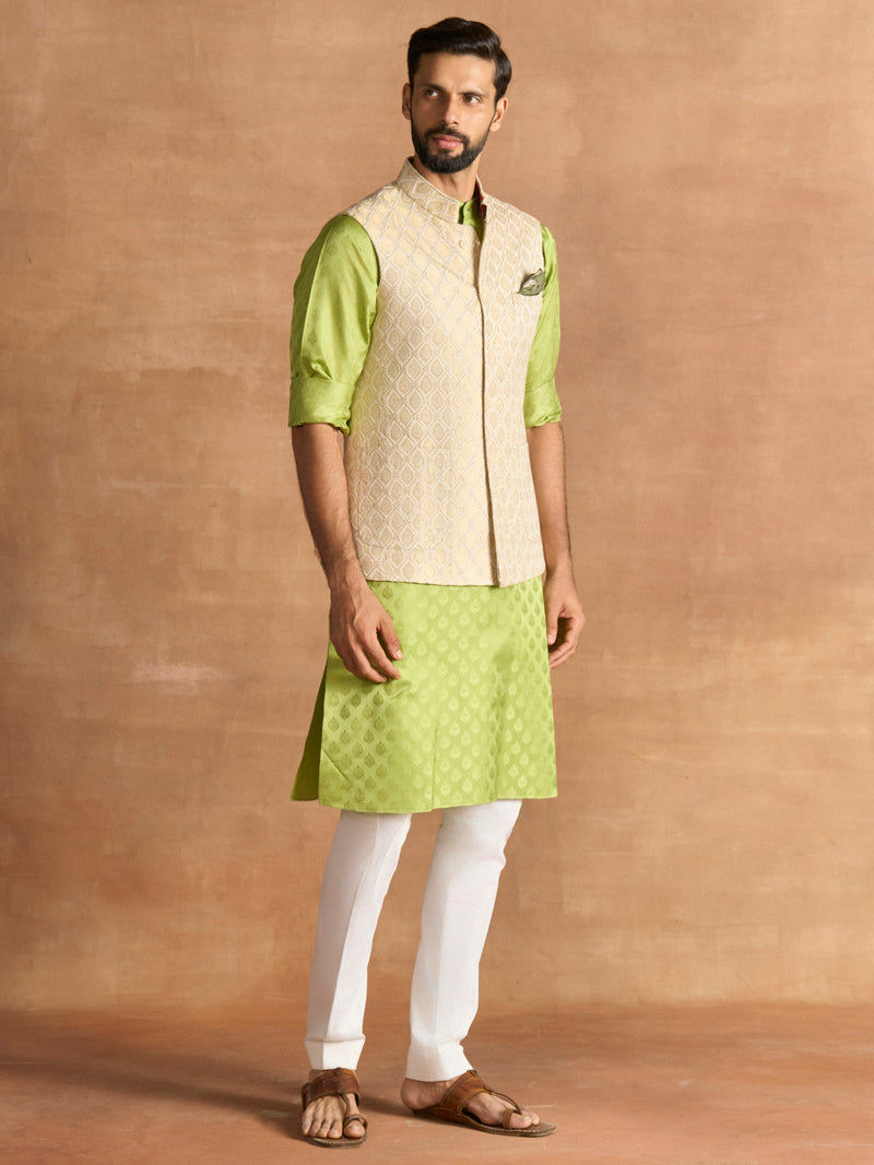 GILDED IVORY WAISTCOAT