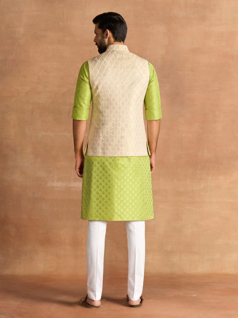 GILDED IVORY WAISTCOAT