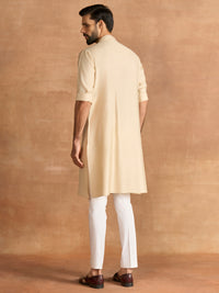 LIGHT BEIGE ESSENTIAL KURTA