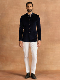 VELVET NOIR BANDHGALA