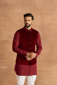 ROUGE VELVET WAISTCOAT