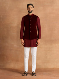 ROUGE VELVET WAISTCOAT