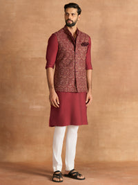 CRIMSON HEIRLOOM WAISTCOAT