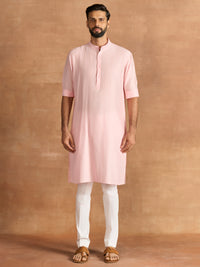POWDER PINK PINTUCK KURTA