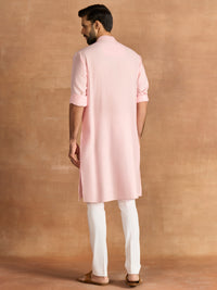 POWDER PINK PINTUCK KURTA