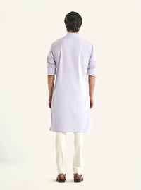 THE PASTEL DOUBLE NEEDLE KURTA