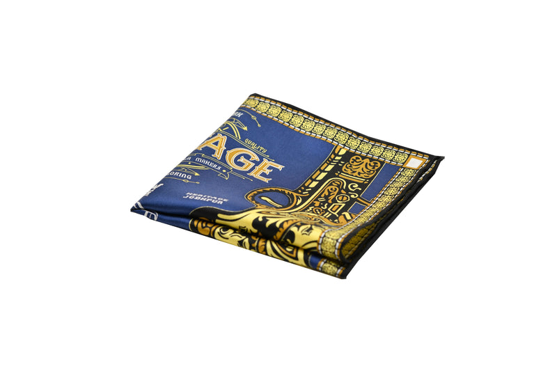 THE VINTAGE PISTOL POCKET SQUARE