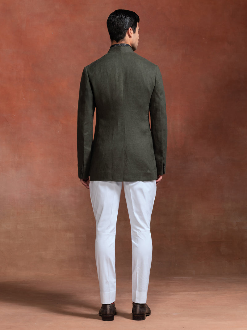 MOSS LINEN JACKET