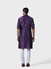 THE AUBERGINE BUTTI KURTA