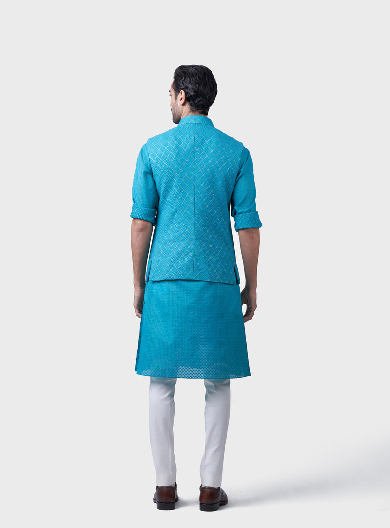 DIAMOND PATTERNED WAISTCOAT