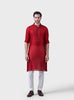 THE GILDED SCARLET KURTA