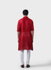 THE GILDED SCARLET KURTA