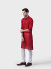 THE GILDED SCARLET KURTA