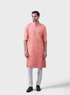 THE CANTALOUPE TEXTURED KURTA