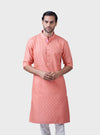 THE CANTALOUPE TEXTURED KURTA