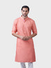 THE CANTALOUPE TEXTURED KURTA