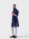 THE MIDNIGHT JHAROKHA JAALI WAISTCOAT