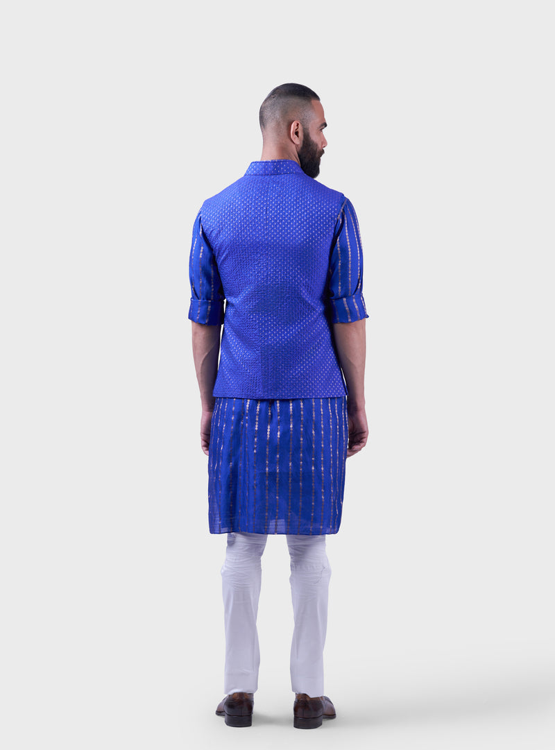 THE ULTRAVIOLET ZARI WAISTCOAT